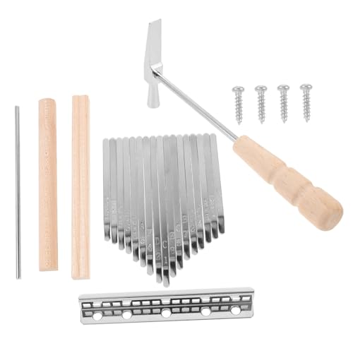 ibasenice 1Satz Kalimba DIY Zubehör Tasten Klavier Ersatzteile mit Klangbrett Stimmhammer für Musiker und Anfänger Einfache und Tragbar ibasenice 1Satz Kalimba DIY Zubehör Tasten Klavier Ersatzteile mit Klangbrett Stimmhammer für Musiker und Anfänger Einfache und Tragbar von ibasenice