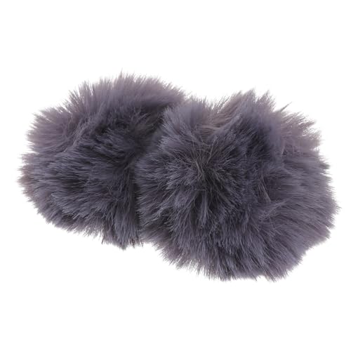 ibasenice 2pcs Revers Mikrofon Windschutzscheibe Muff Windschutz für Aufnahme Mic Maske Schild Verdicken Pelzigen Wasser von ibasenice