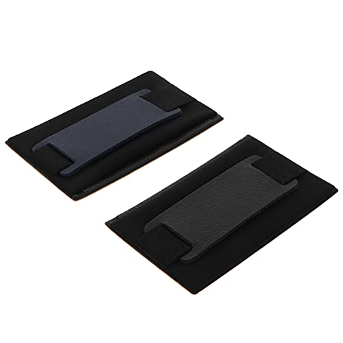 ibasenice 2st Multifunktion Ale Hintergrund Karte Halterung Für Die Rückseite des Telefons Kredit-Telefon-Fall Telefon Tasche Karten Abdeckung Handyhülle Die Seite Pu Geschäftskartenhalter von ibasenice