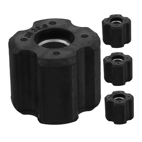 ibasenice 4 Stück Handwagen Radlager Rasenmäher Vorderradlager Lager Ersatzsatz Vorderradlager Kit Rasenmäher Lager Rasenmäher Vorderreifenlager Schwarz von ibasenice