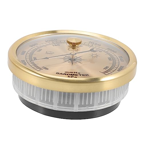 ibasenice Aneroides Barometer mit Hygrometer und Thermometer Einstellbare Wetterstation für Innen und Außenbereich Wandmontage oder Tischaufstellung für Garten ibasenice Aneroides Barometer mit Hygrometer und Thermometer Einstellbare Wetterstation für Innen und Außenbereich Wandmontage oder Tischaufstellung für Garten von ibasenice