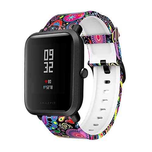 ibasenice Armband for amazfit bip Youth - langlebiges smartwatch Band Armband silikon uhrenersatzband für amazfit bip Youth smartwatch von ibasenice