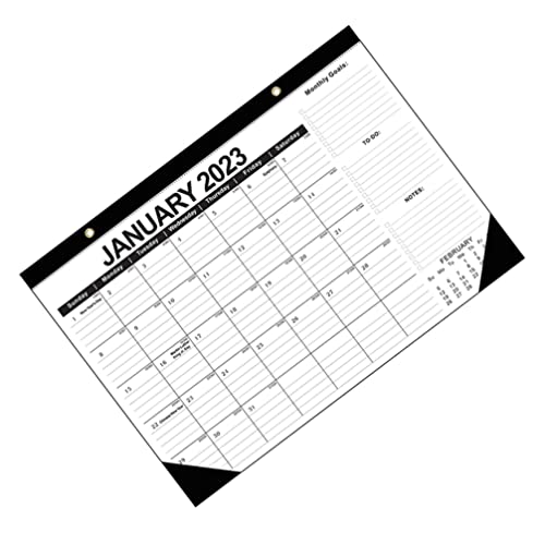 ibasenice Kalender Tisch- Tagesplaner Jahresplaner 2023 Papier Zubehör Büro Haushalt von ibasenice