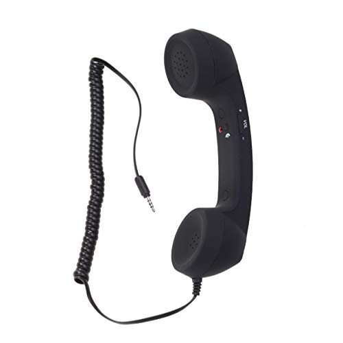 ibasenice Retro-Kopfhörer Wählscheibentelefon Retro-Handy-Hörer 3. 5 Mm Kopfhörer- Handy Externes Retro-Mikrofon Einstellbarer Ton Handy-Empfänger Für Telefon Telefonhörer Handy-Mobilteil ibasenice Retro-Kopfhörer Wählscheibentelefon Retro-Handy-Hörer 3. 5 Mm Kopfhörer- Handy Externes Retro-Mikrofon Einstellbarer Ton Handy-Empfänger Für Telefon Telefonhörer Handy-Mobilteil von ibasenice
