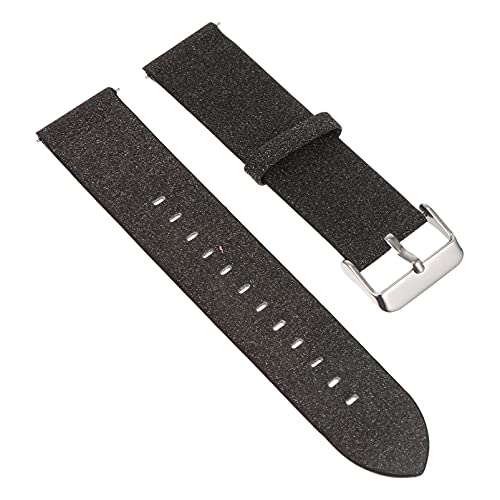 ibasenice Uhr Bands Leder Glitter Armband Smartwatch Armband Ersatz mit Metall Schnalle Kompatibel für Uhr 3 45/ 46Mm/ Getriebe S3 22Mm Schwarz ibasenice Uhr Bands Leder Glitter Armband Smartwatch Armband Ersatz mit Metall Schnalle Kompatibel für Uhr 3 45/ 46Mm/ Getriebe S3 22Mm Schwarz von ibasenice