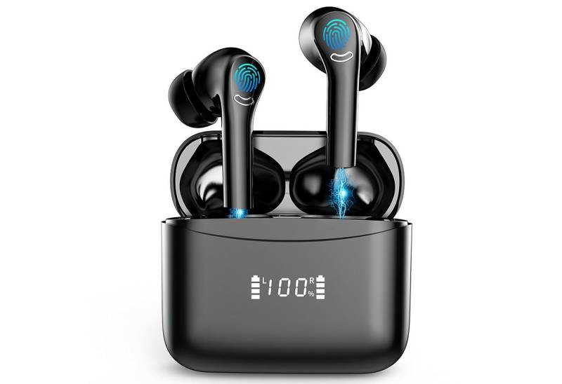 ibettertec Bluetooth Kopfhörer,Kopfhörer Kabellos Bluetooth 5.3 In Ear Kopfhörer In-Ear-Kopfhörer (In-Ear-Kopfhörer AMA derselbe Bestseller Mikrofon,2025 Neue Kabellose Kopfhörer Noise Cancelling Earbuds mit 40H Deep Bass,USB-C,IP7 Wasserdicht Ohrhörer, IPX7 wasserdichte Ohrhörer,Tiefer Bass,Bluetooth Kopfhörer) von ibettertec