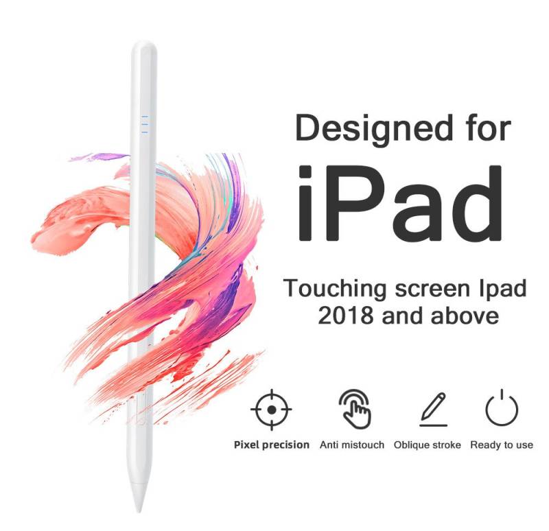 ibettertec Eingabestift Stylus Stift für iPad Apple 2018-2023,Stylus Pen für Touchscreen (Kompatibel mit iPad Pro (2018–2023), iPad Pro/iPad/iPad Mini/iPad Air Pencil mit Magnetische Schnellladeleistung) Handflächenabweisung und Neigungssensitivität von ibettertec