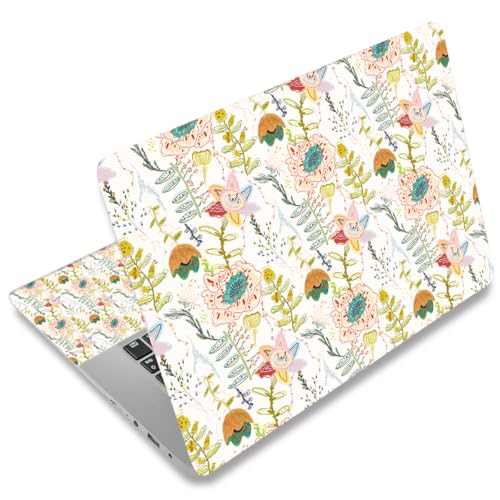 icolor Laptop Skin Aufkleber Folie Cover Vinyl Aufkleber für 13" 13,3" 14" 15" 15,4" 15,6 Zoll Notebook Schutzfolien Laptop Selbstklebend Kunst Dekorative Aufkleber Schutzhülle (Skin076) von icolor