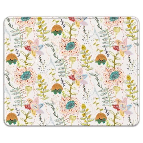 icolor Premium Mauspad mit genähten Kanten,260x210mm Großformat,3mm Dicke, Waschbares Rutschfester Mousepad,Glatte Oberfläche für Laptop,Office Home & Computer Desk Pad (Mauspad-07) von icolor