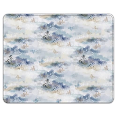 icolor Premium Mauspad mit genähten Kanten,260x210mm Großformat,3mm Dicke, Waschbares Rutschfester Mousepad,Glatte Oberfläche für Laptop,Office Home & Computer Desk Pad (Mauspad-10) von icolor