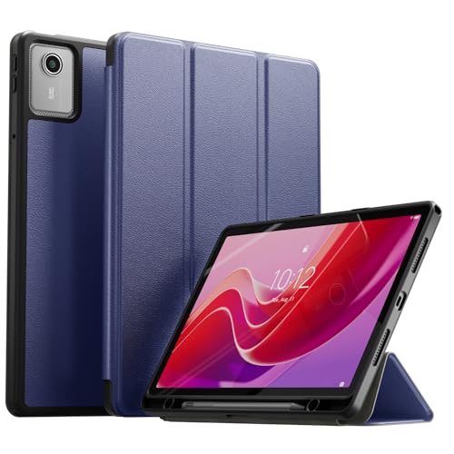 idudao Schutzhülle für Lenovo Tab M11, Premium-TPU, mit Stifthalter, Schutzhülle für M11 27,9 cm (11 Zoll) 2024 TB330FU Tablet, Drak Blue von idudao