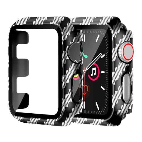 Hartschalen-Schutzhülle für Apple Watch Serie 3/2/1, 42 mm [vollständiger Schutz], integrierter Displayschutz, berührungsempfindlich, schlanke Stoßstangen-Abdeckung für iWatch S3/S2/S1, Zubehör, 42 mm von idudu