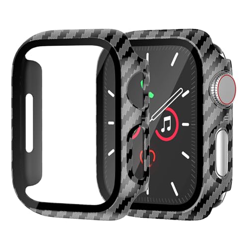 Hartschalen-Schutzhülle für Apple Watch Serie 9, Serie 7, 8, 45 mm [vollständiger Schutz], integrierter Displayschutz, berührungsempfindlich, schlanke Stoßstangen-Abdeckung für iWatch S9/S8/S7 von idudu