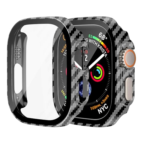 Hartschalen-Schutzhülle für Apple Watch Ultra 2/1, 49 mm, vollständiger Schutz, integrierter Displayschutz, berührungsempfindlich, schlanke Stoßfängerabdeckung für iWatch Ultra 2, 49 mm Zubehör von idudu