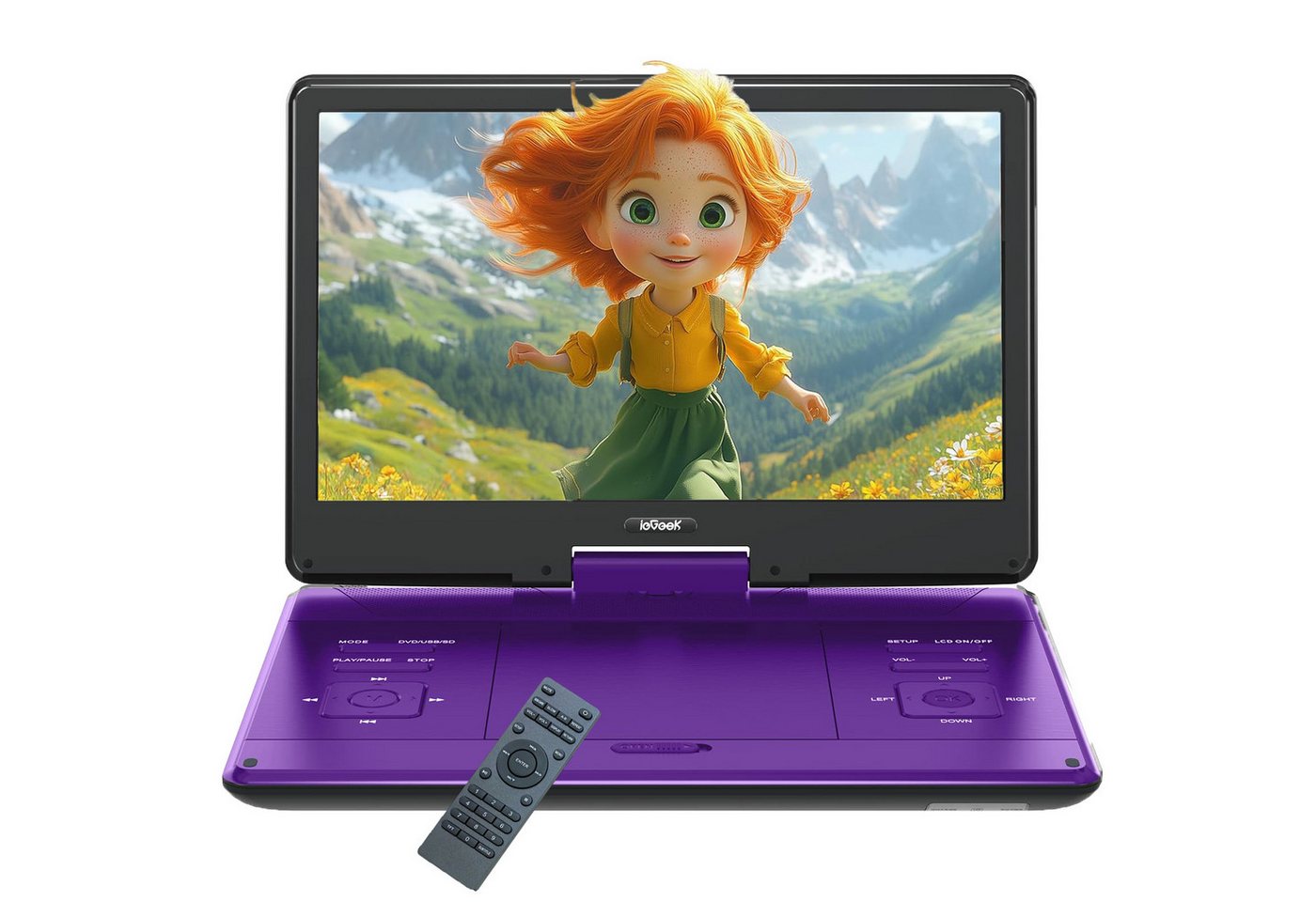 ieGeek 15,7’’ Tragbarer DVD Player mit 14,0’’ HD Display 6 Stunden Batterie Portabler DVD-Player (HD 1280*800, Unterstützt USB/TF/Kopfhörer/Sync-TV und mehrere Formate, Freie Region,Lautsprecher mit hoher Lautstärke,Wiedergabe fortsetzen) ieGeek 15,7’’ Tragbarer DVD Player mit 14,0’’ HD Display 6 Stunden Batterie Portabler DVD-Player (HD 1280*800, Unterstützt USB/TF/Kopfhörer/Sync-TV und mehrere Formate, Freie Region,Lautsprecher mit hoher Lautstärke,Wiedergabe fortsetzen) von ieGeek