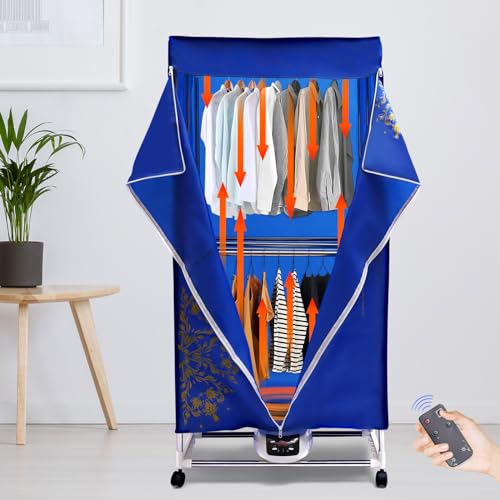 Wäschetrockner, Elektrischer Wäschetrockner Tragbarer, Tragbare Trockenmaschine, Kleiderschrank Warmlufttrockner Klappbarer, PTC 5-Schicht-Heizung Wäschetrockner, Elektrischer Wäschetrockner Tragbarer, Tragbare Trockenmaschine, Kleiderschrank Warmlufttrockner Klappbarer, PTC 5-Schicht-Heizung von ieLsngai
