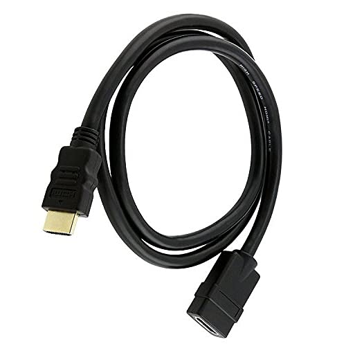 Kurz (8 Zoll) 28 AWG High Speed männlich zu weiblich HDMI port-extender/Portsaver von ienza von ienza