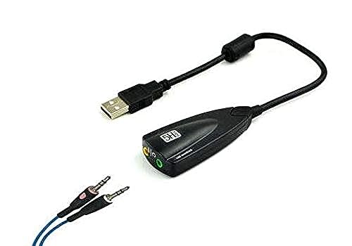 OEM-Teil: GenuineLogitech G430 und G230 Surround Gaming-Headset, USB auf 3,5 mm Klinkenstecker, Stereo-Headset-Adapter von ienza
