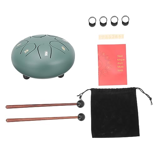 1 Satz Steel Tongue Drum Ätherische Trommel Chakra-trommeln Musikinstrument Zen-tontrommel Tragbare Trommel 8-ton-trommel Trommel Für Musik Instrumente Kind Tambourin Stahl von ifundom