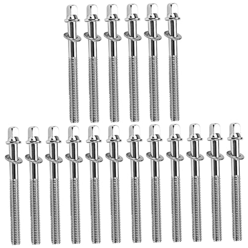 ifundom 3 Sätze Trommel-reparaturteile Bass Drum Spannstangen Ersatz-lug-schrauben Nicht Lösendes Design 6 Stück * 3 von ifundom