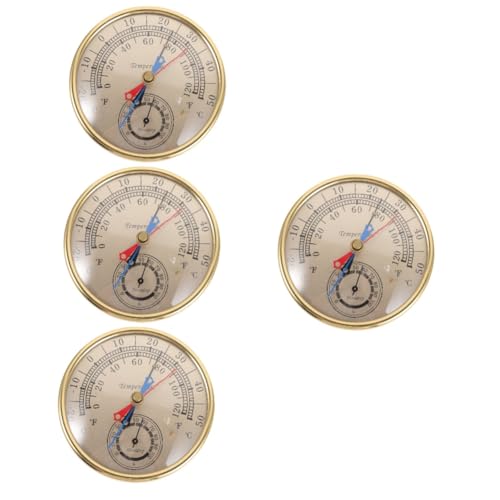 ifundom 4 Stück Thermometer- und Feuchtigkeitsmesser im Freien Genauer Feuchtigkeitsmesser Hygrometer für draußen Wetter Hygrometer Fieberthermometer für zu Hause Glas ifundom 4 Stück Thermometer- und Feuchtigkeitsmesser im Freien Genauer Feuchtigkeitsmesser Hygrometer für draußen Wetter Hygrometer Fieberthermometer für zu Hause Glas von ifundom