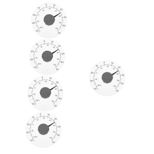 ifundom 5 Stück Wasserdichtes Thermometer Im Freien Innenthermometer Für Zuhause Zimmerthermometer Temperatur-thermometer Thermometer Für Gewächshaus Fieberthermometer Für Zu Hause Plastik von ifundom