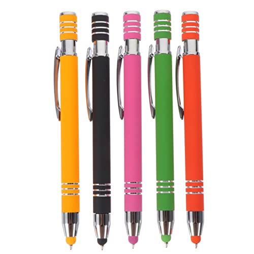 ifundom 5 x Bunte Stylus Zeichenstifte Ersatz Stylus Pen Universal Stylus Pen für Touchscreens Zeichnen und Skizzieren Bleistift von ifundom