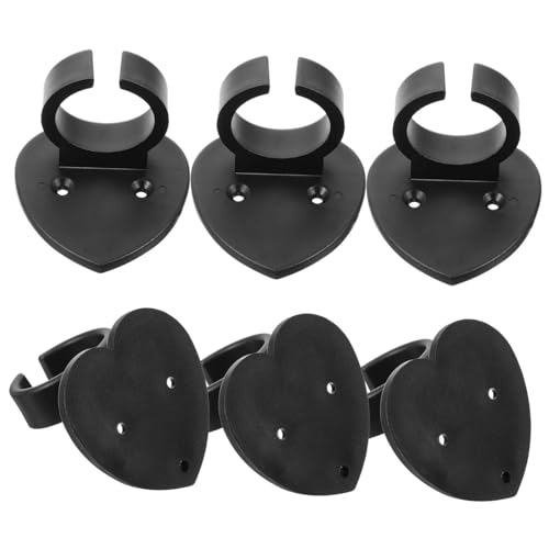 ifundom 6 Stück Mikrofon-Befestigungsclip Halterung für Mikrofonhaken Mikrofonringhalterung montieren Singen Mikrofon-Wandhalterung Mikrofonhalterung Bauchmuskelclip Black ifundom 6 Stück Mikrofon-Befestigungsclip Halterung für Mikrofonhaken Mikrofonringhalterung montieren Singen Mikrofon-Wandhalterung Mikrofonhalterung Bauchmuskelclip Black von ifundom