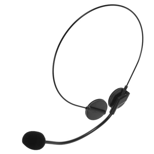 ifundom Rockkonzert-mikrofon-Headset Spielzeug Gefälschte Kopfhörer Für Cosplay Party-zubehör Für Kinder Leicht Bequem von ifundom
