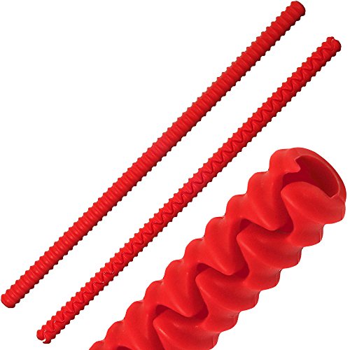 igadgitz Home U6785 Silikon Backofenrost Hitzebeständige Schutz BPA-frei Ofenrost Hitzeschutzleisten vor Verbrennungen und Verletzungen - Rot, 2 Stk igadgitz Home U6785 Silikon Backofenrost Hitzebeständige Schutz BPA-frei Ofenrost Hitzeschutzleisten vor Verbrennungen und Verletzungen - Rot, 2 Stk von igadgitz home