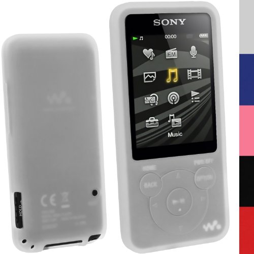 igadgitz U2721 Handy Silikon Case Cover und Displayschutzfolie Kompatibel mit Sony Walkman NWZ-E584 und NWZ-E585 - Transparent von igadgitz