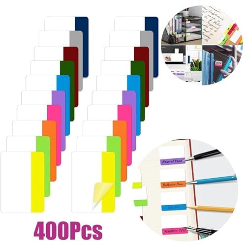 Index Klebeetiketten (400 Stk) 20 Farben Seitenmarker Set Haftstreifen, Bunte Seitenmarkierungen & Kleberegister für A4 Ordner Wiederablösbar Index Klebeetiketten (400 Stk) 20 Farben Seitenmarker Set Haftstreifen, Bunte Seitenmarkierungen & Kleberegister für A4 Ordner Wiederablösbar von iguTrail