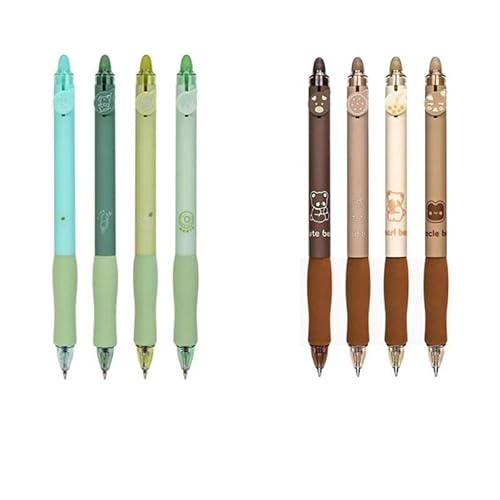 Clicker 0.5,Radierbare Stifte Set,8Stück Radierbarer Kugelschreiber Erasable Pen kugelschreiber radierbar,frixion stift,Radierbarer Tintenroller für Studenten, Lehrer (8er Set) Clicker 0.5,Radierbare Stifte Set,8Stück Radierbarer Kugelschreiber Erasable Pen kugelschreiber radierbar,frixion stift,Radierbarer Tintenroller für Studenten, Lehrer (8er Set) von iguTrail