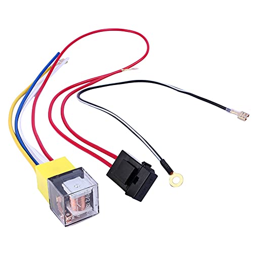 ihreesy Autohupe Kabelbaum,Universal 12V Auto Luftpumpe Hupe Kabel Auto Lautsprecherkabel Relais Adapter für PKW LKW Technik Fahrzeuge von ihreesy