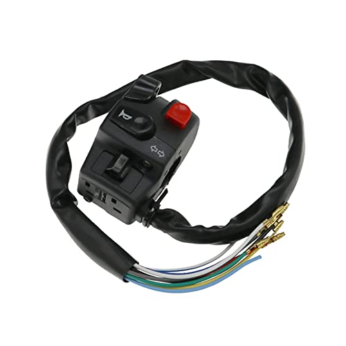 ihreesy Lenkerschalter,5 in 1 Multifunktionale Motorrad Lenkerschalter 22mm Blinker Nebelscheinwerfer Hupe Startschalter Universal Motorrad Lichtschalter EIN Aus Schalter Blinker Horn Schalter ihreesy Lenkerschalter,5 in 1 Multifunktionale Motorrad Lenkerschalter 22mm Blinker Nebelscheinwerfer Hupe Startschalter Universal Motorrad Lichtschalter EIN Aus Schalter Blinker Horn Schalter von ihreesy