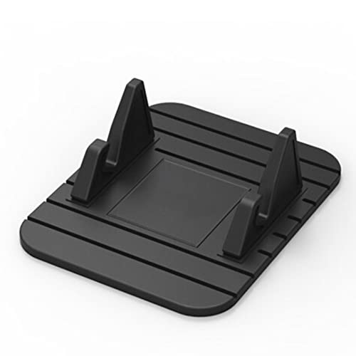 ihreesy Universal Silikon Handyhalterung,Auto Armaturenbrett Handyhalterung rutschfeste Auto Handyhalter Antirutschmatte Haftmatte kompatibel mit i phone13 11 XS Max GalaxyS10 S20 S9 Plus,Schwarz von ihreesy
