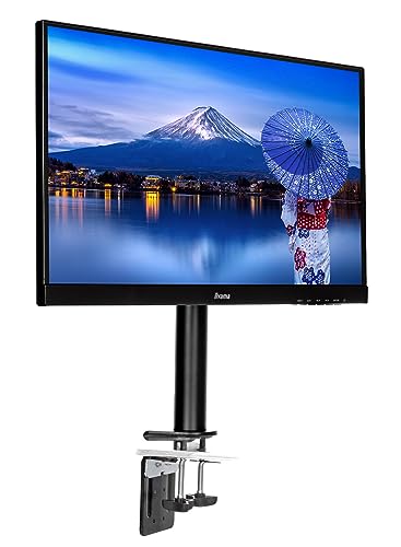 iiyama DS1001C-B1 Einzel-Monitor Halterung (Tischklemme oder Tischdurchführung) für Displays bis 30 Zoll und maximal 10kg, schwarz von iiyama