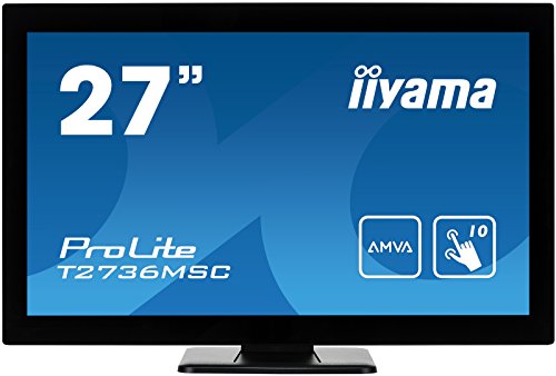 iiyama ProLite T2736MSC-B1 68,6cm 27" AMVA LED-Monitor Full-HD 10 Punkt Multitouch kapazitiv VGA HDMI USB3.0 schwarz iiyama ProLite T2736MSC-B1 68,6cm 27" AMVA LED-Monitor Full-HD 10 Punkt Multitouch kapazitiv VGA HDMI USB3.0 schwarz von iiyama