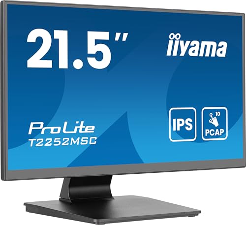 iiyama Prolite T2252MSC-B2AG 54,5cm 21,5" IPS LED-Monitor Full-HD 10 Punkt Multitouch kapazitiv HDMI DP USB3.2 7H AntiGlare-Beschichtung schwarz iiyama Prolite T2252MSC-B2AG 54,5cm 21,5" IPS LED-Monitor Full-HD 10 Punkt Multitouch kapazitiv HDMI DP USB3.2 7H AntiGlare-Beschichtung schwarz von iiyama