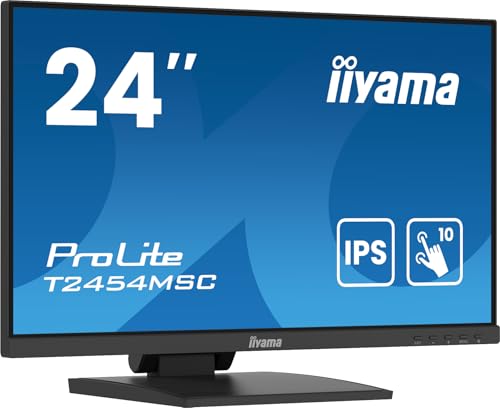 iiyama Prolite T2454MSC-B2AG 60,5cm 23,8" IPS LED-Monitor Full-HD 10 Punkt Multitouch kapazitiv HDMI DP USB 3.2 AntiGlare-Beschichtung Höhenverstellung schwarz iiyama Prolite T2454MSC-B2AG 60,5cm 23,8" IPS LED-Monitor Full-HD 10 Punkt Multitouch kapazitiv HDMI DP USB 3.2 AntiGlare-Beschichtung Höhenverstellung schwarz von iiyama