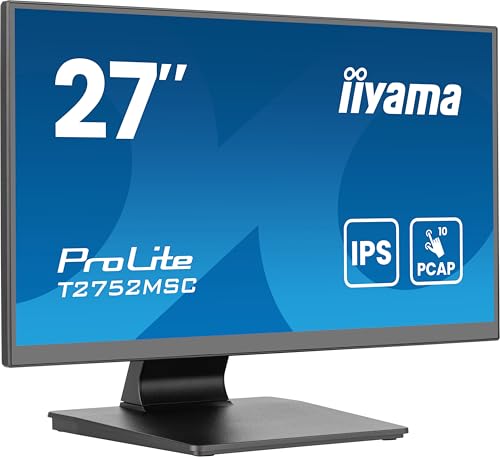 iiyama Prolite T2752MSC-B1AG 68,6cm 27" IPS LED-Monitor Full-HD 10 Punkt Multitouch Optical-Bonded kapazitiv HDMI DP USB3.2 7H AntiGlare-Beschichtung schwarz iiyama Prolite T2752MSC-B1AG 68,6cm 27" IPS LED-Monitor Full-HD 10 Punkt Multitouch Optical-Bonded kapazitiv HDMI DP USB3.2 7H AntiGlare-Beschichtung schwarz von iiyama