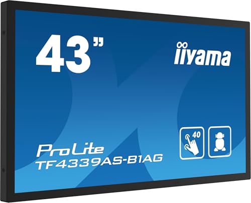 iiyama Prolite TF4339AS-B1AG 108cm 42,5" IPS LED-Monitor 4K UHD Open Frame 40 Punkt Multitouch Bonded kapazitiv HDMI DP RS-232c RJ45 Audio Out USB Hub Android-OS IP54 AntiGlare Touch-durch-Glas 24/7 iiyama Prolite TF4339AS-B1AG 108cm 42,5" IPS LED-Monitor 4K UHD Open Frame 40 Punkt Multitouch Bonded kapazitiv HDMI DP RS-232c RJ45 Audio Out USB Hub Android-OS IP54 AntiGlare Touch-durch-Glas 24/7 von iiyama