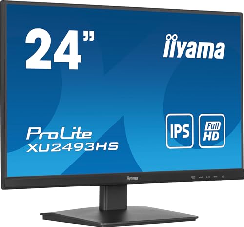 iiyama Prolite XU2493HS-B6 60,5cm 23,8" IPS LED-Monitor Full-HD 100Hz HDMI DP Slim-Line schwarz von iiyama