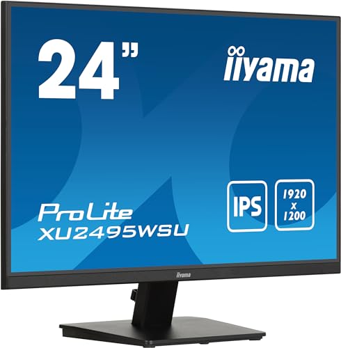 iiyama Prolite XU2495WSU-B7 61,1cm 24,1" IPS LED-Monitor WUXGA 16:10 HDMI DP USB3.2 USB-C Slim-Line schwarz iiyama Prolite XU2495WSU-B7 61,1cm 24,1" IPS LED-Monitor WUXGA 16:10 HDMI DP USB3.2 USB-C Slim-Line schwarz von iiyama