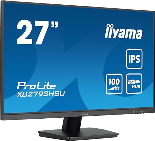 iiyama Prolite XU2793HSU-B6 68,6cm 27" IPS LED-Monitor Full-HD 100Hz HDMI DP USB2.0 FreeSync schwarz iiyama Prolite XU2793HSU-B6 68,6cm 27" IPS LED-Monitor Full-HD 100Hz HDMI DP USB2.0 FreeSync schwarz von iiyama