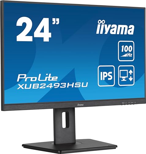 iiyama Prolite XUB2493HSU-B6 60,5cm 23,8" IPS LED-Monitor Full-HD 100Hz HDMI DP USB2.0 Höhenverstellung Pivot FreeSync schwarz iiyama Prolite XUB2493HSU-B6 60,5cm 23,8" IPS LED-Monitor Full-HD 100Hz HDMI DP USB2.0 Höhenverstellung Pivot FreeSync schwarz von iiyama