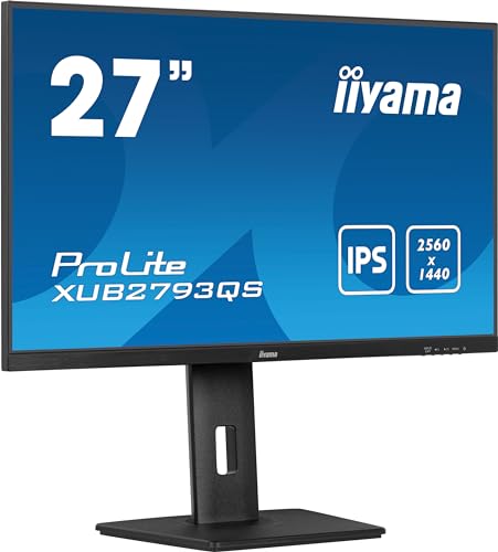 iiyama Prolite XUB2793QS-B7 27" LED IPS QHD 100Hz Altavoces Altura Ajustable Adaptive Sync von iiyama
