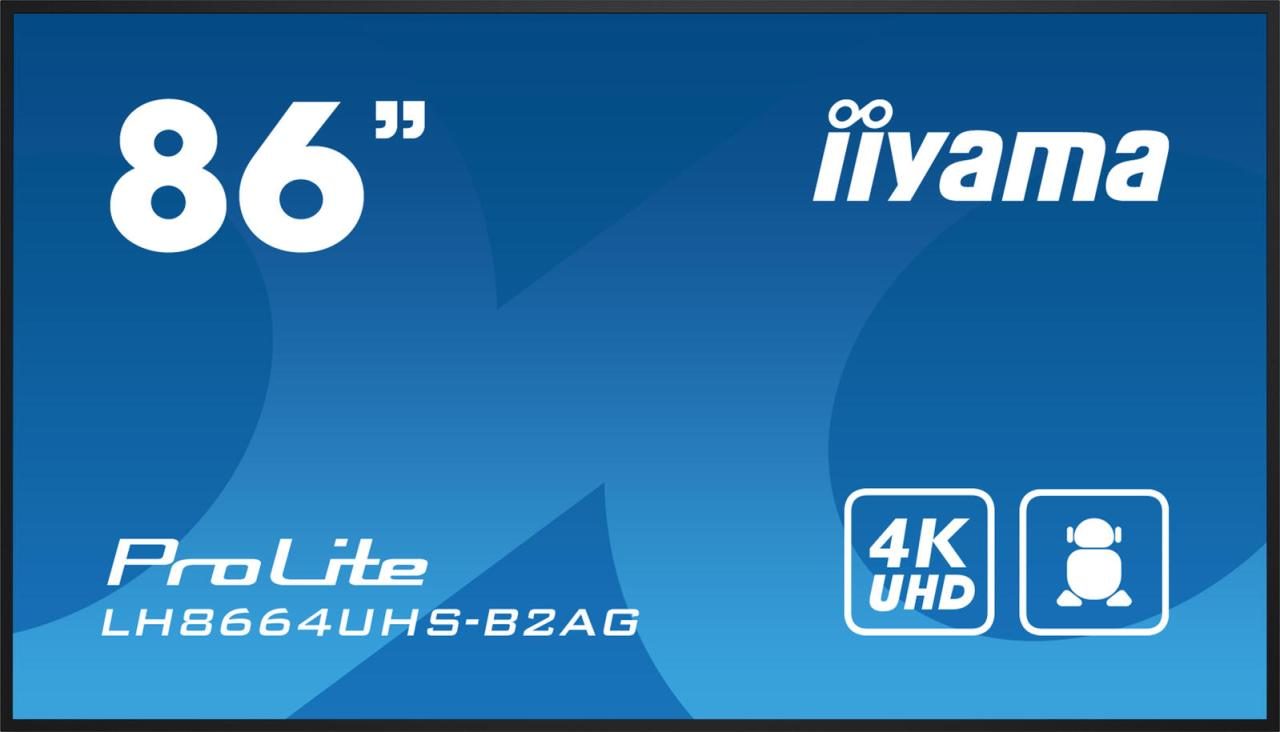 iiyama LH8664UHS-B2AG Signage Display 217,4 cm (85,6 Zoll) von iiyama
