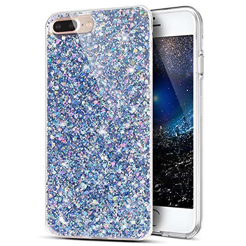 Kompatibel mit Hülle iPhone 8 Plus/7 Plus Hülle,Kristall Bling Glänzend Glitzer Kristall Strass Diamant TPU Silikon Hülle Handyhülle Crystal Glitzer Schutzhülle für iPhone 8 Plus/iPhone 7 Plus,Blau Kompatibel mit Hülle iPhone 8 Plus/7 Plus Hülle,Kristall Bling Glänzend Glitzer Kristall Strass Diamant TPU Silikon Hülle Handyhülle Crystal Glitzer Schutzhülle für iPhone 8 Plus/iPhone 7 Plus,Blau von ikasus