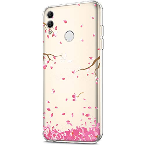 Kompatibel mit Schutzhülle Huawei P Smart 2019 Hülle mit Kunst gemaltes Design Muster Transparent TPU Silikon Handyhülle Durchsichtige Schutzhülle Case Crystal Clear Case Tasche,Rosa Kirschblüten Kompatibel mit Schutzhülle Huawei P Smart 2019 Hülle mit Kunst gemaltes Design Muster Transparent TPU Silikon Handyhülle Durchsichtige Schutzhülle Case Crystal Clear Case Tasche,Rosa Kirschblüten von ikasus